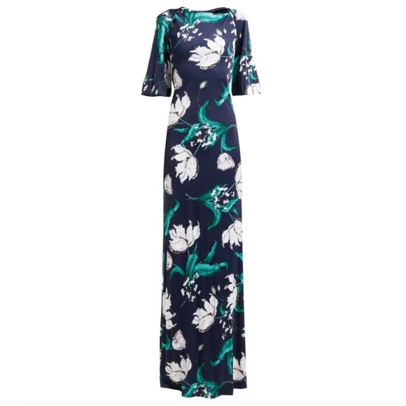 Erdem "Etheline" Floral Jersey Maxi Dress, size 8US (Fits like a US size 4/6) - Picture 5 of 14